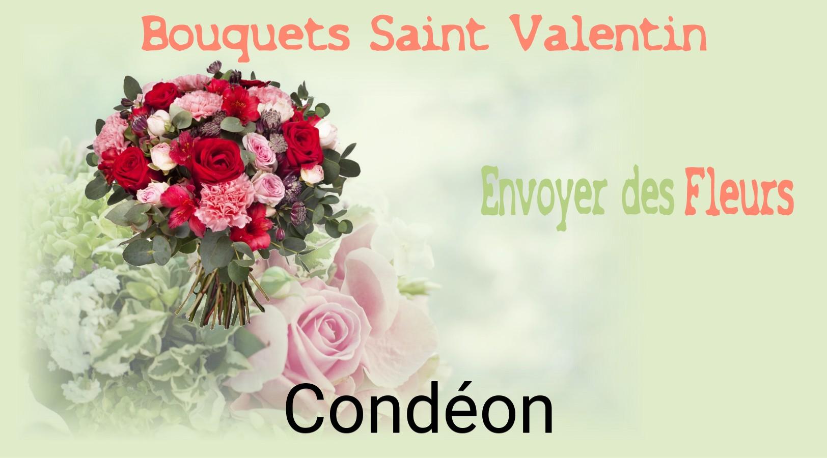 Roses de Saint-Valentin livrées à Condéon